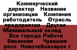 Коммерческий директор › Название организации ­ Компания-работодатель › Отрасль предприятия ­ Другое › Минимальный оклад ­ 1 - Все города Работа » Вакансии   . Чувашия респ.,Новочебоксарск г.